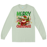 Matcha merry christmas deer Long Sleeve Tee - MaliasSmallBusiness