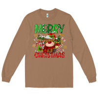 Toasted Coconut merry christmas deer Long Sleeve Tee - MaliasSmallBusiness