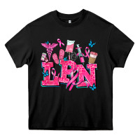Black lpn cancer  nurse with Heavy Core Tee - AdoDesignShop