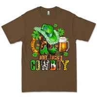 Cacao one lucky  cowboy with hat and boots Premium Tee - AdoDesignShop