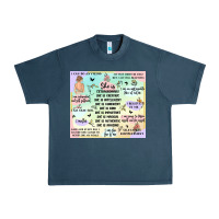 Midnight Navy self love Urban Heavy Tee - MaliasSmallBusiness