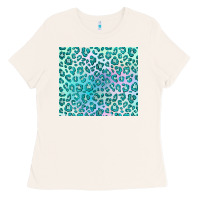 Bone turquoise leopard glitter Ladies Tee - JahusDesignShop