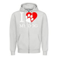 Dove Grey I My Dod Zipper Hoodie - Bettercallsaul