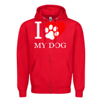 Red I My Dod Zipper Hoodie - Bettercallsaul
