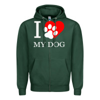 Sports Green I My Dod Zipper Hoodie - Bettercallsaul