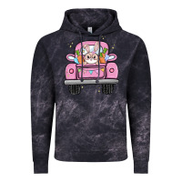 Cloud Black easter bunny and truck Vintage Hoodie - MaliasSmallBusiness