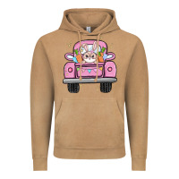 Vintage Camel easter bunny and truck Vintage Hoodie - MaliasSmallBusiness