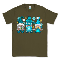 Army Green winter gnomies Classic Tee - NancyCooperArtShop