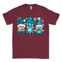 Burgundy winter gnomies Classic Tee - NancyCooperArtShop