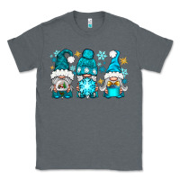 Charcoal Heather winter gnomies Classic Tee - NancyCooperArtShop