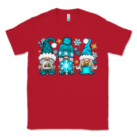 Red winter gnomies Classic Tee - NancyCooperArtShop