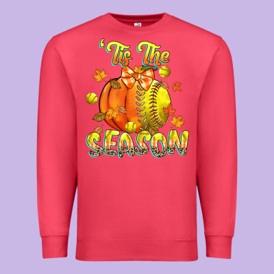 Its The Season Softball Premium Sweatshirt Designed By Cowgirlartshop