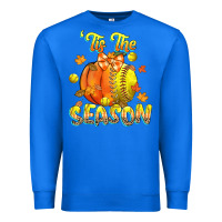 True Royal its the season softball Premium Sweatshirt - CowGirlArtShop