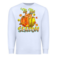 White its the season softball Premium Sweatshirt - CowGirlArtShop
