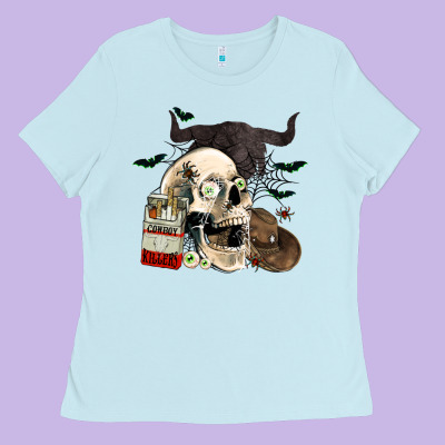 Cowboy Killers Ladies Tee Designed By Adodesignshop
