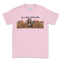 Bubblegum Pink life is better with a pittie Classic Tee - JahusDesignShop