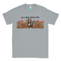 Heather Grey life is better with a pittie Classic Tee - JahusDesignShop