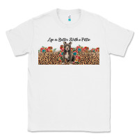 White life is better with a pittie Classic Tee - JahusDesignShop