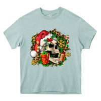 Arona christmas skull and gift Heavy Core Tee - AdoDesignShop