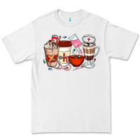 White Nurse Coffee Cups Premium Tee - Artiststas