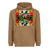 No Sugar No Cream Black Tumbler Heavyweight Hoodie | Teevron