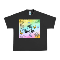 Pigment Black just breathe Urban Heavy Tee - MaliasSmallBusiness