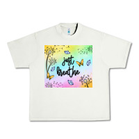 Pistachio just breathe Urban Heavy Tee - MaliasSmallBusiness