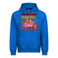Cobalt christmas baking queen Urban Hoodie - FaDigitalArtStudio