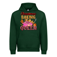Forest Green christmas baking queen Urban Hoodie - FaDigitalArtStudio