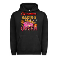 Pigment Black christmas baking queen Urban Hoodie - FaDigitalArtStudio