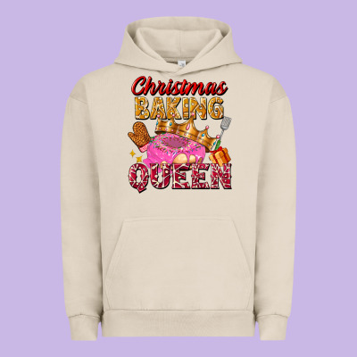 Christmas Baking Queen Urban Hoodie Designed By Fadigitalartstudio