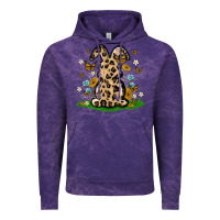 Cloud Purple western floral bunny Vintage Hoodie - MaliasSmallBusiness