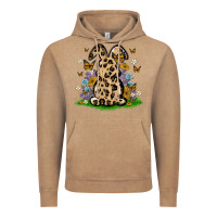 Vintage Coffee western floral bunny Vintage Hoodie - MaliasSmallBusiness