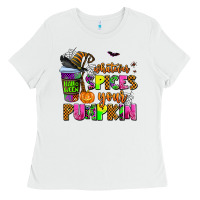 White whatever spices your pumpkin Ladies Tee - AdoDesignShop