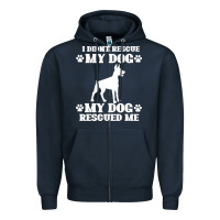 Navy rescue dog Zipper Hoodie - Bettercallsaul