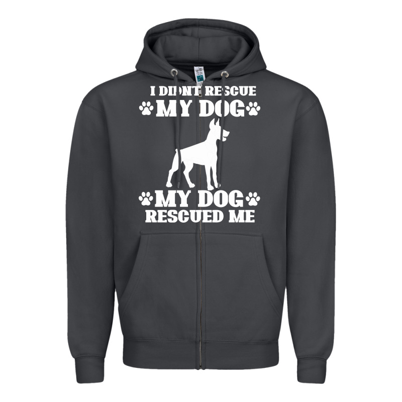 Rescue Dog Zipper Hoodie by Bettercallsaul | Teevron