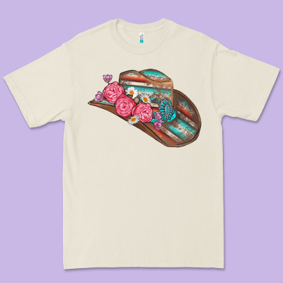 Cowboy Hat Premium Tee Designed By Adodesignshop