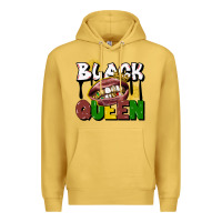 Antique Gold black queen Premium Hoodie - CowGirlArtShop