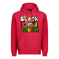 Cardinal black queen Premium Hoodie - CowGirlArtShop