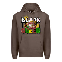 Coffee black queen Premium Hoodie - CowGirlArtShop