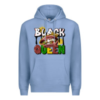 Colony Blue black queen Premium Hoodie - CowGirlArtShop