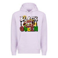Lilac black queen Premium Hoodie - CowGirlArtShop