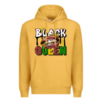 Mustard black queen Premium Hoodie - CowGirlArtShop