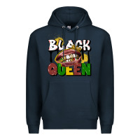 Navy black queen Premium Hoodie - CowGirlArtShop