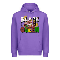 Purple black queen Premium Hoodie - CowGirlArtShop