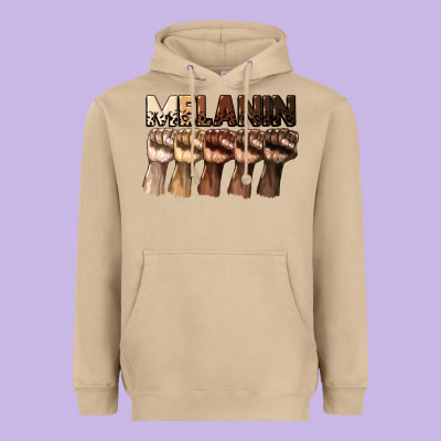 Melanin Juneteenth Heavyweight Hoodie Designed By Cowgirlartshop