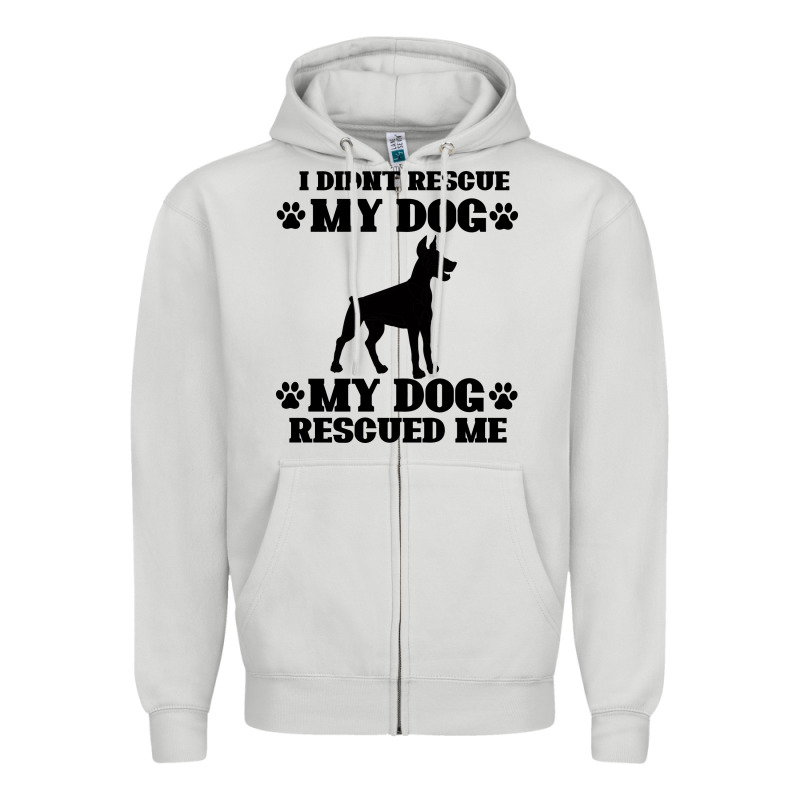 Rescue Dog Zipper Hoodie by Bettercallsaul | Teevron