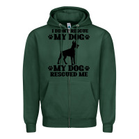 Sports Green rescue dog Zipper Hoodie - Bettercallsaul