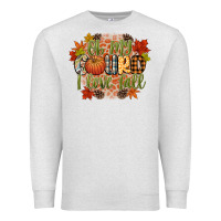 Oatmeal Heather oh my gourd i love fall Premium Sweatshirt - CowGirlArtShop
