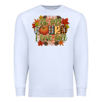 White oh my gourd i love fall Premium Sweatshirt - CowGirlArtShop